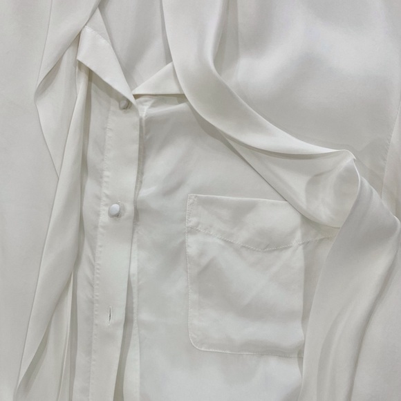 R13 Womens Lavallière Neck Blouse. Large - Picture 5 of 9